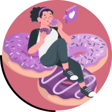 Unhealthy Lifestyle Icon